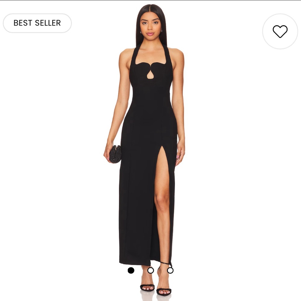 REVOLVE ELLIATT TUNING GOWN IN BLACK